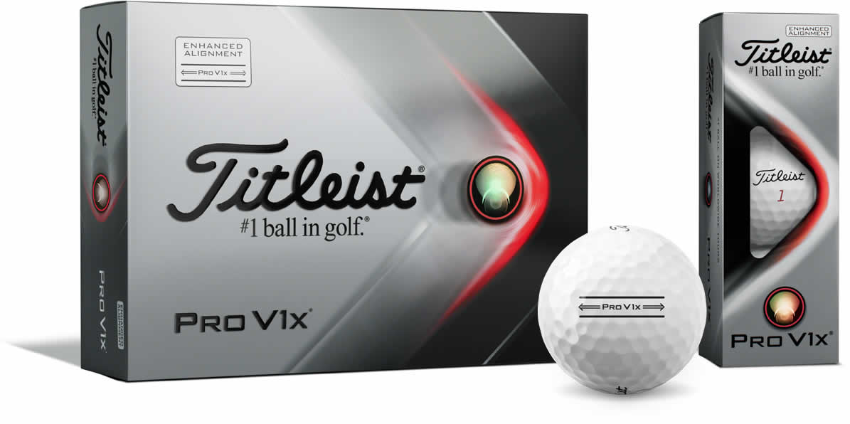 Titleist Pro V1X Personalized Golf Balls Enhanced Alignment